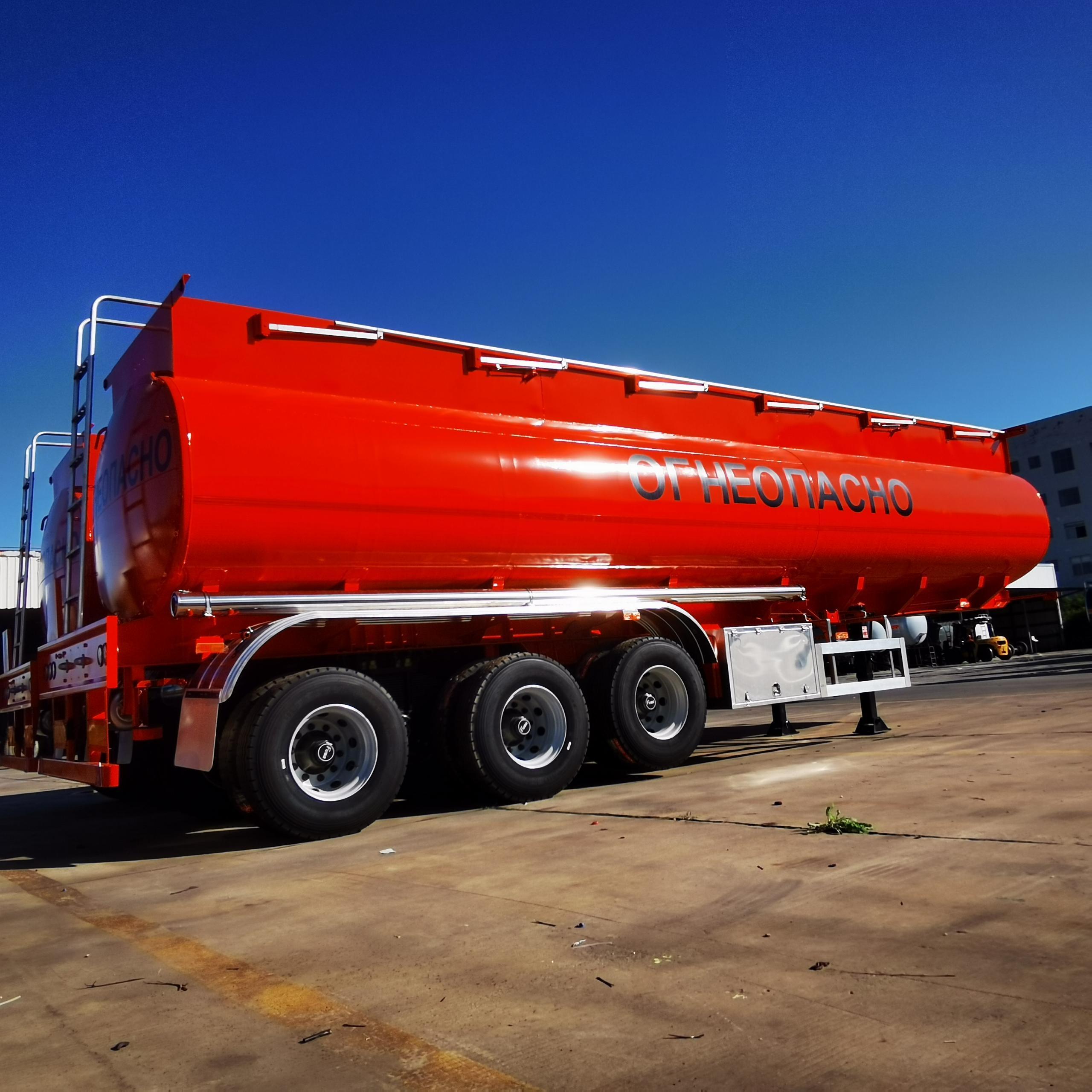 6000 liter tractor water tanker Round-Shapefuel tanker semi trailer 32000 litre Utility Carbon Steel fuel tanker semi trailer