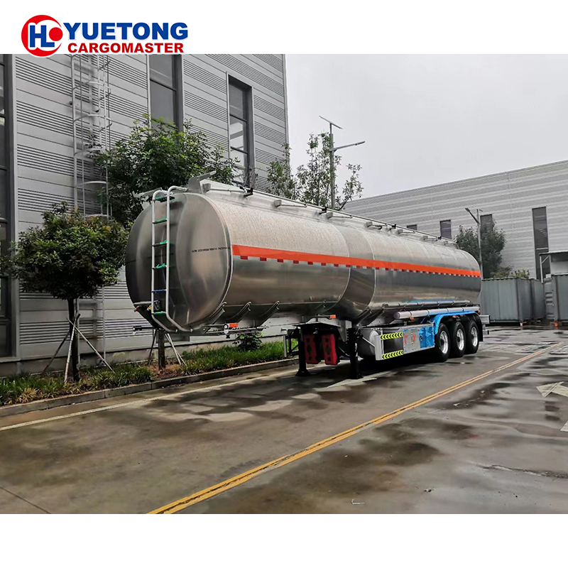 liquid nitrogen tanker semi trailer for sale stainless steel fuel tank semi tanker truck truck Aluminium alloy tanker