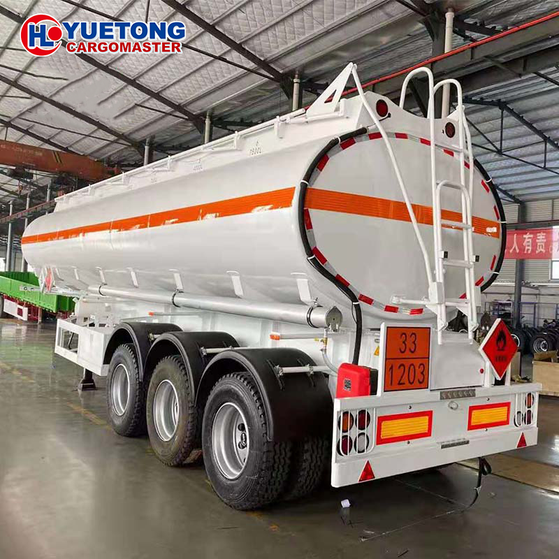 2024 50000 liters fuel tanker liquid nitrogen tanker semi trailer for sale truck Carbon Steel tanker trailer