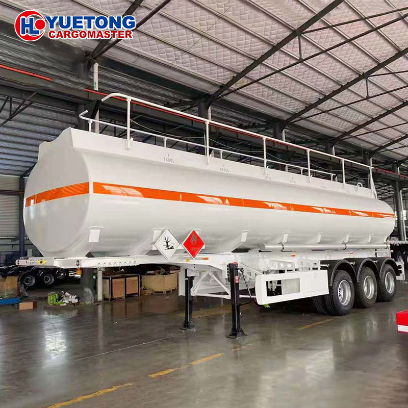 2024 50000 liters fuel tanker liquid nitrogen tanker semi trailer for sale truck Carbon Steel tanker trailer