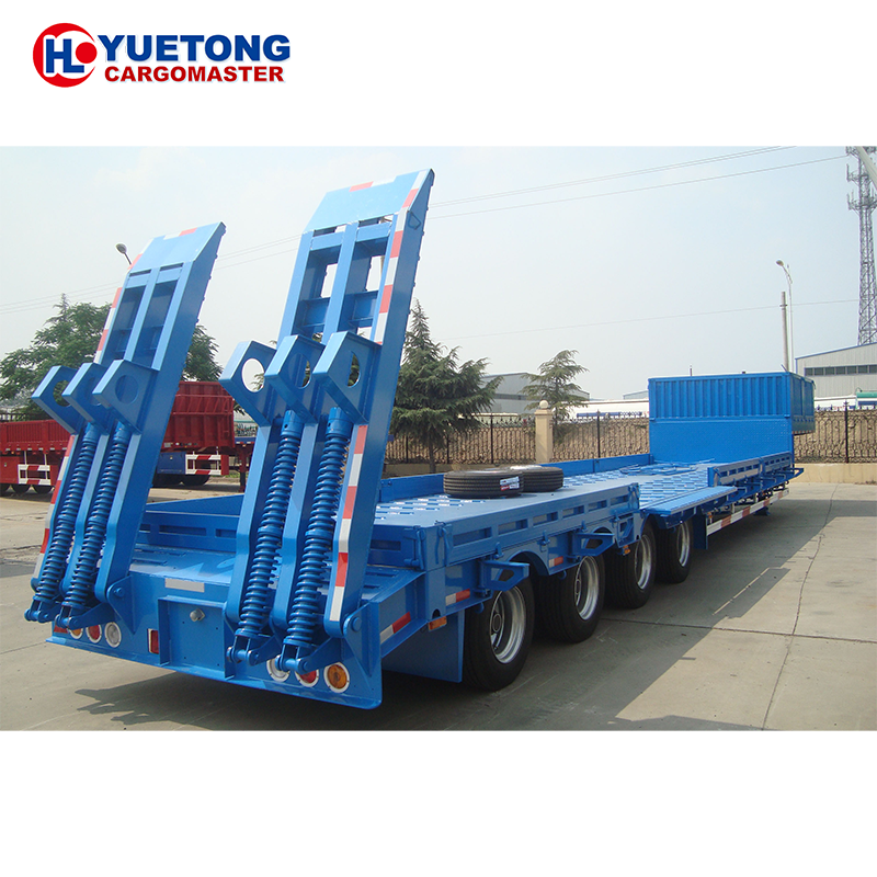 2024 New Hydraulic Detachable Extendable 3 Axle 4 Axles Gooseneck Lowbed trailer tractor Truck Semi Trailer for sale