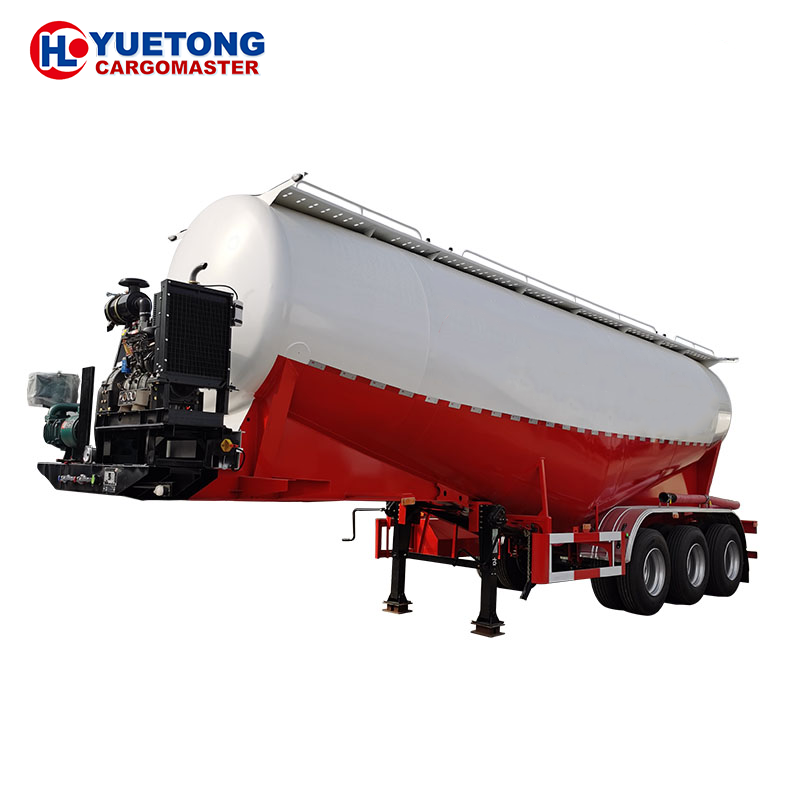 45T bulk cement tanker trailer high quality cheap price Tri-Axle Air Compressor Tanker Storage bulk cement tanker semi trailer