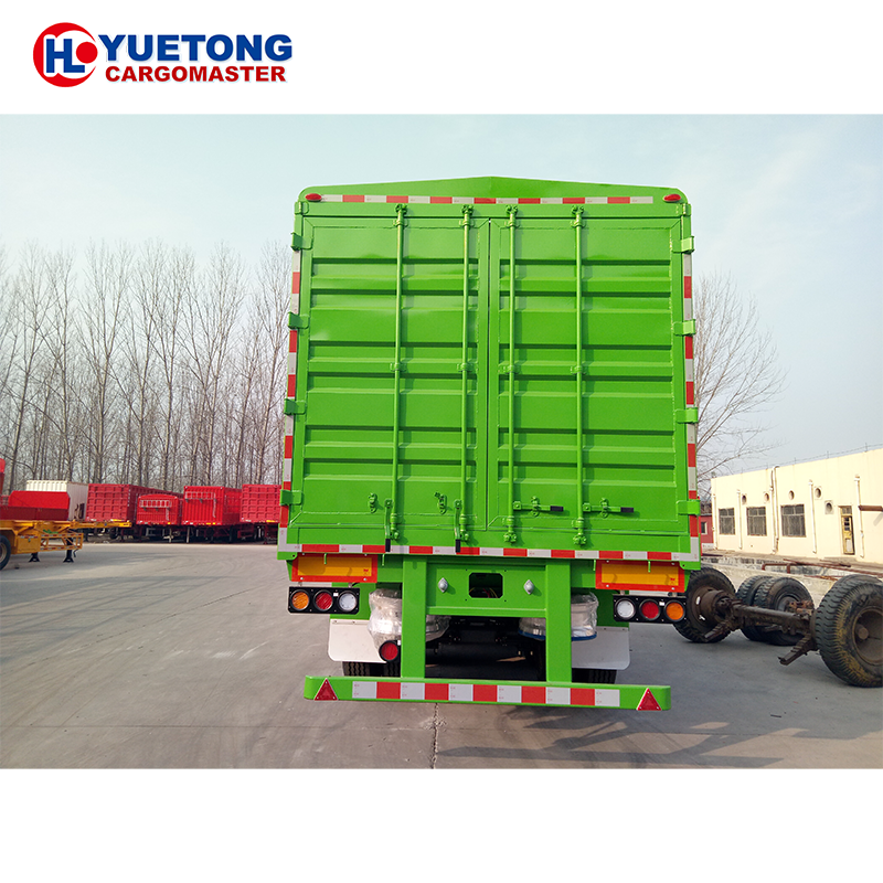 Factory superior quality Cargo Livestock Sugar Cane Stake Fence SemiTrailer For Sale 3 axles cargo transport semi trailer