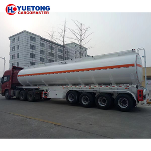 5000 liters fuel 6 wheeler oil tanker liquid nitrogen tanker  Aluminum Alloy Tanker truck semi trailer