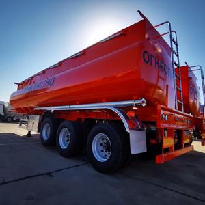 6000 liter tractor water tanker Round-Shapefuel tanker semi trailer 32000 litre Utility Carbon Steel fuel tanker semi trailer