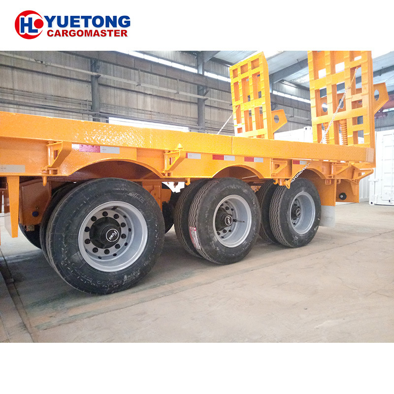 Factory Direct Supply 14.5m 3 axles low bed trailer For Africa market high quality low price lowbed semitrailer