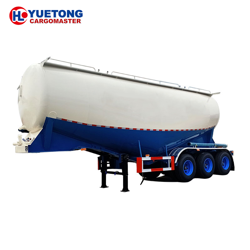 45T bulk cement tanker trailer high quality cheap price Tri-Axle Air Compressor Tanker Storage bulk cement tanker semi trailer