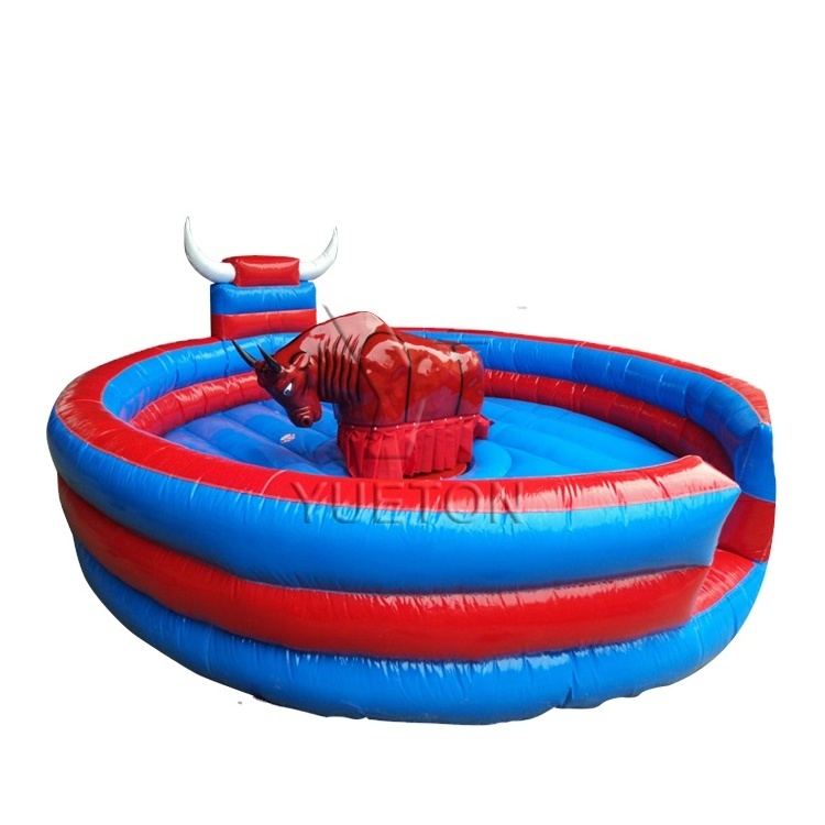 Amusement Park Product Games Machine Attraction Carousel Riding Inflatable Mechanical Bull For Sale