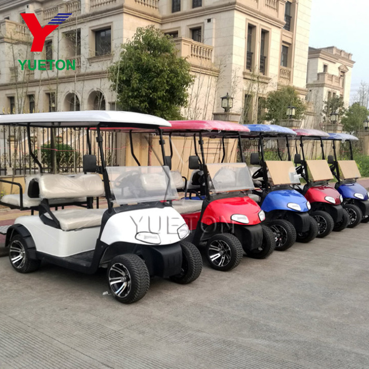 China Manufacturer Cheap Price Sightseeing Bus 4 Wheel Drive Club Car Electric Golf Carts For Adults