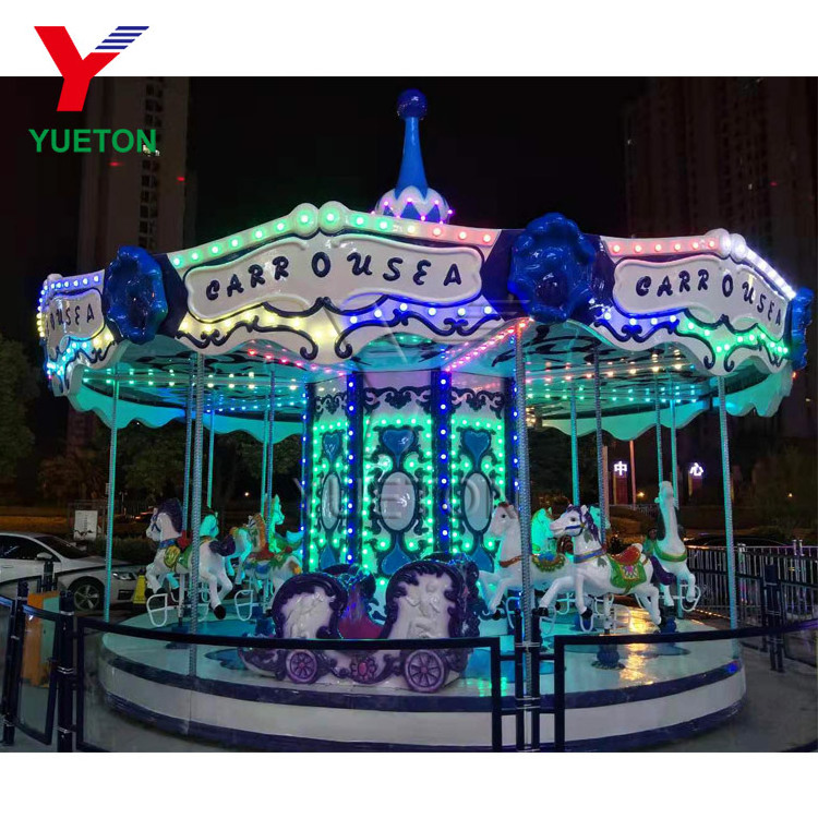 Kids Theme Amusement Park Popular Funny Christmas Merry Go Round Carousel Horse Rides For Sale