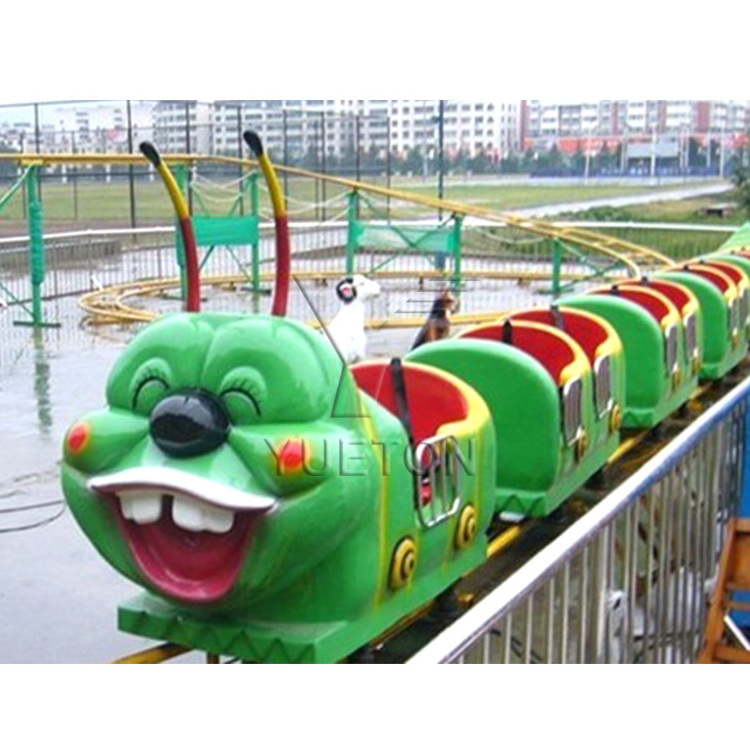 Cheap Adult Fair Amusement Ride Machines Equipment Parts Caterpillar Worm Roller Coaster For Sale