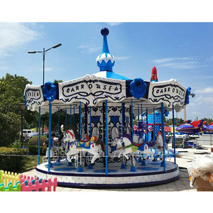 Kids Theme Amusement Park Popular Funny Christmas Merry Go Round Carousel Horse Rides For Sale