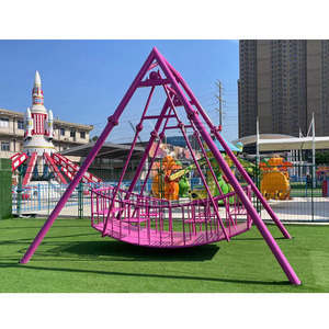 Factory Cusetom Outdoor Playground Swing Other Amusement Park Products Kiddie Pirate Ship Swings Ride