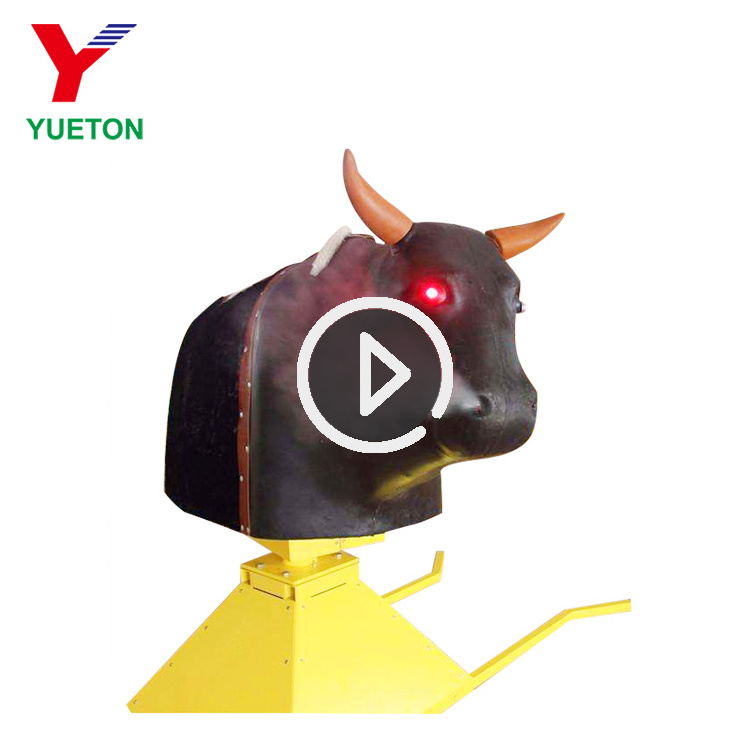 Funfair Best Electric Mechanical Game Bull Ride Riding Toys Jumper Price For Kids Sale