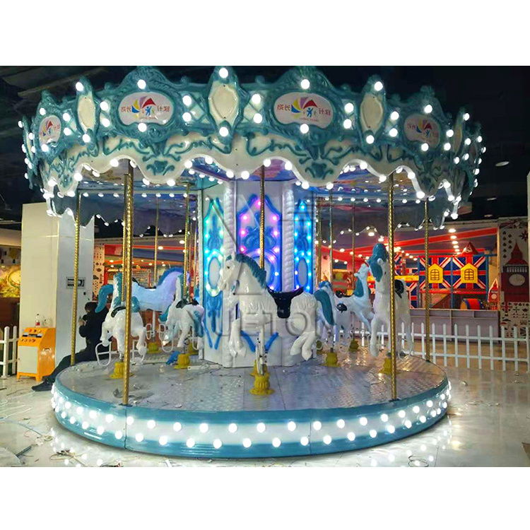 16 Seats Popular Luna Park Equipment China Antique Merry Go Round Carousel Rides For Sale