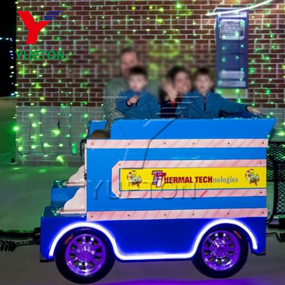 Yueton Amusement Park Electric Trackless Train Wattman Trackless Train For Sale