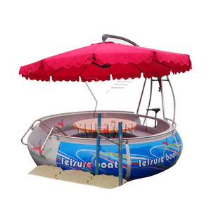 Funny Sport Equipment Product BBQ Water Pedal Boat For Water Park