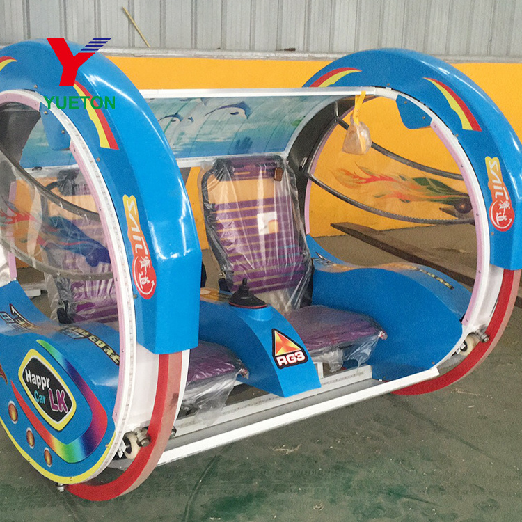 Kids Attraction Amusement Equipment Park Happy Rolling Lewing Leba Car Rides Electric Adult Swing For Sale