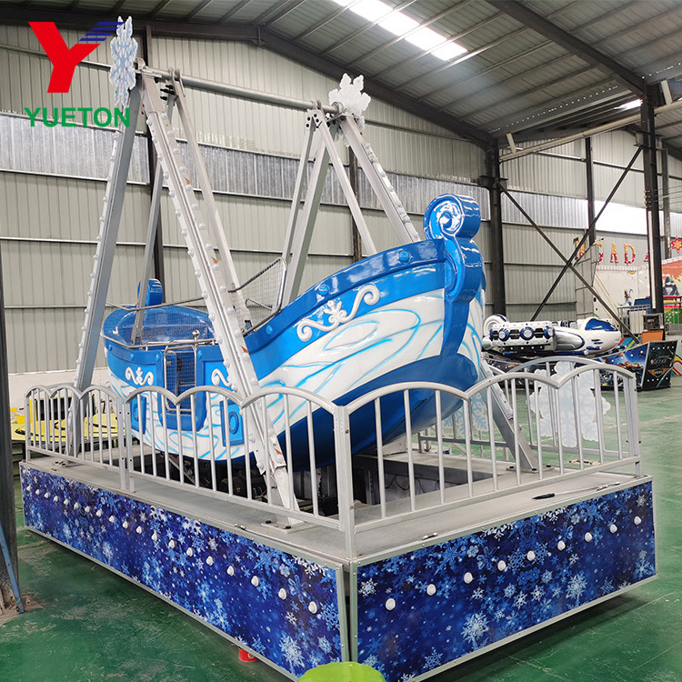 Factory Price Carnival Amusement Park Rides Swing Mini Ice and Snow Pirate Ship For Sale