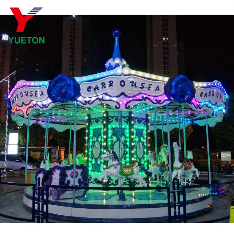 Kids Theme Amusement Park Popular Funny Christmas Merry Go Round Carousel Horse Rides For Sale