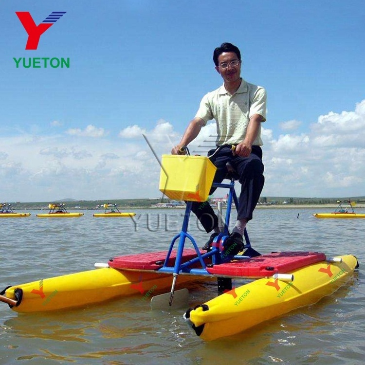 Aqua Park Cycle Floating Electric Water Equipment Bike Pedal Boats For Sale