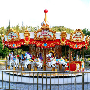 European Amusement Park Vintage Indoor Luxury Electric Outdoor Merry Christmas Kids Rides Merry Go Round Carousel For Sale