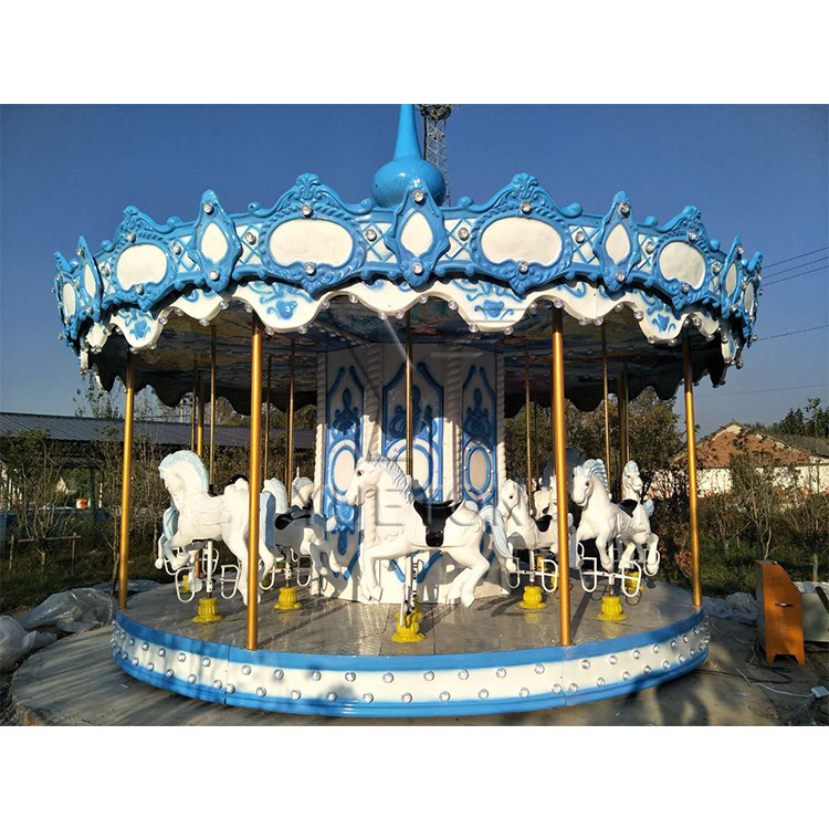 16 Seats Popular Luna Park Equipment China Antique Merry Go Round Carousel Rides For Sale