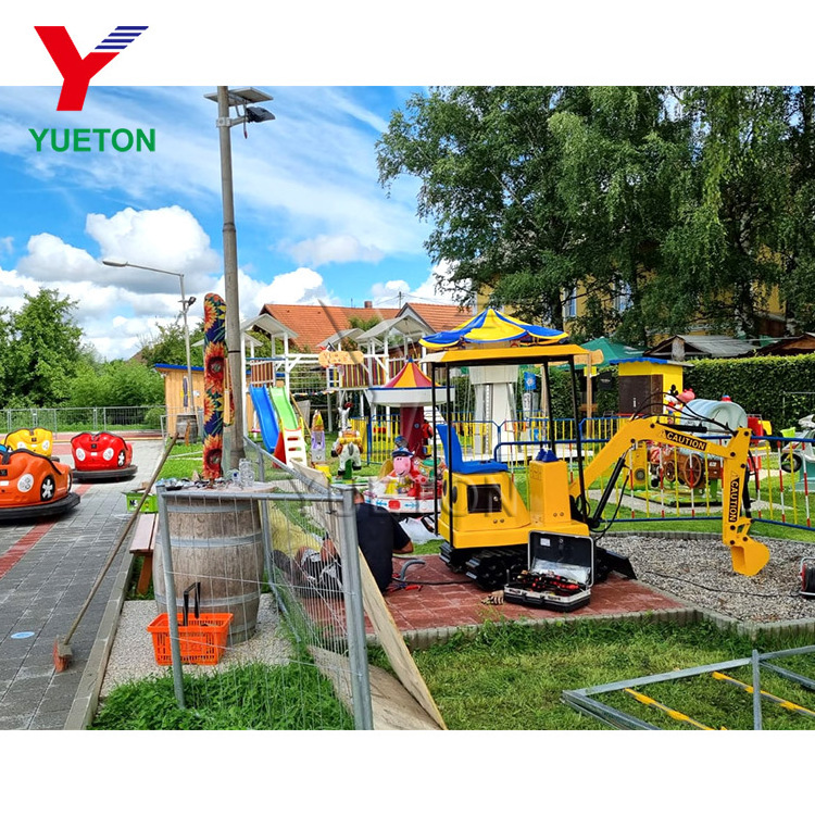 Kids Amusement Ride On Toy Hydraulic Mini Excavator Toys For Sale