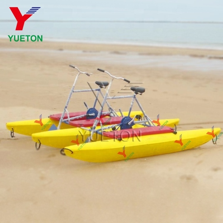 Aqua Park Cycle Floating Electric Water Equipment Bike Pedal Boats For Sale