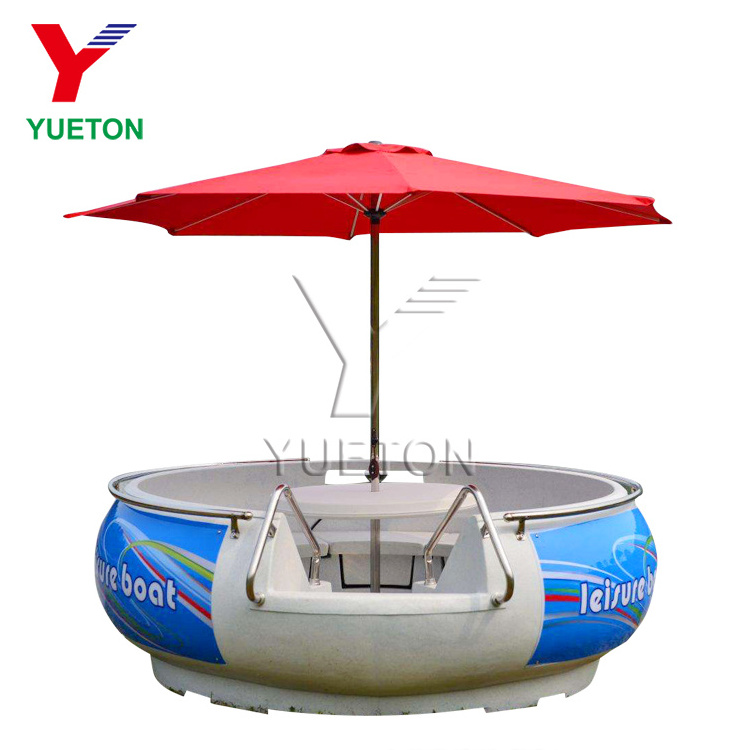 Funny Sport Equipment Product BBQ Water Pedal Boat For Water Park