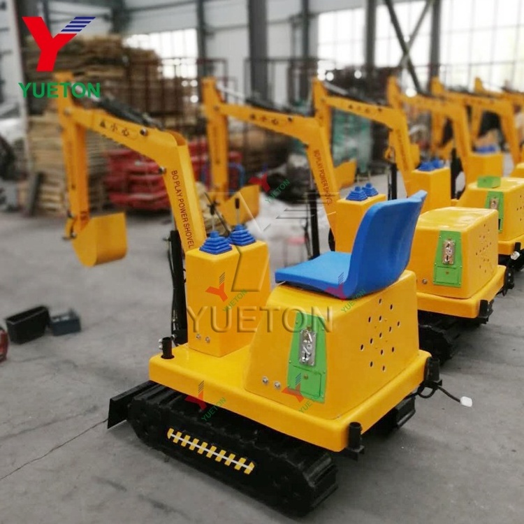 Kids Amusement Ride On Toy Hydraulic Mini Excavator Toys For Sale