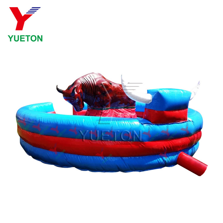 Amusement Park Product Games Machine Attraction Carousel Riding Inflatable Mechanical Bull For Sale