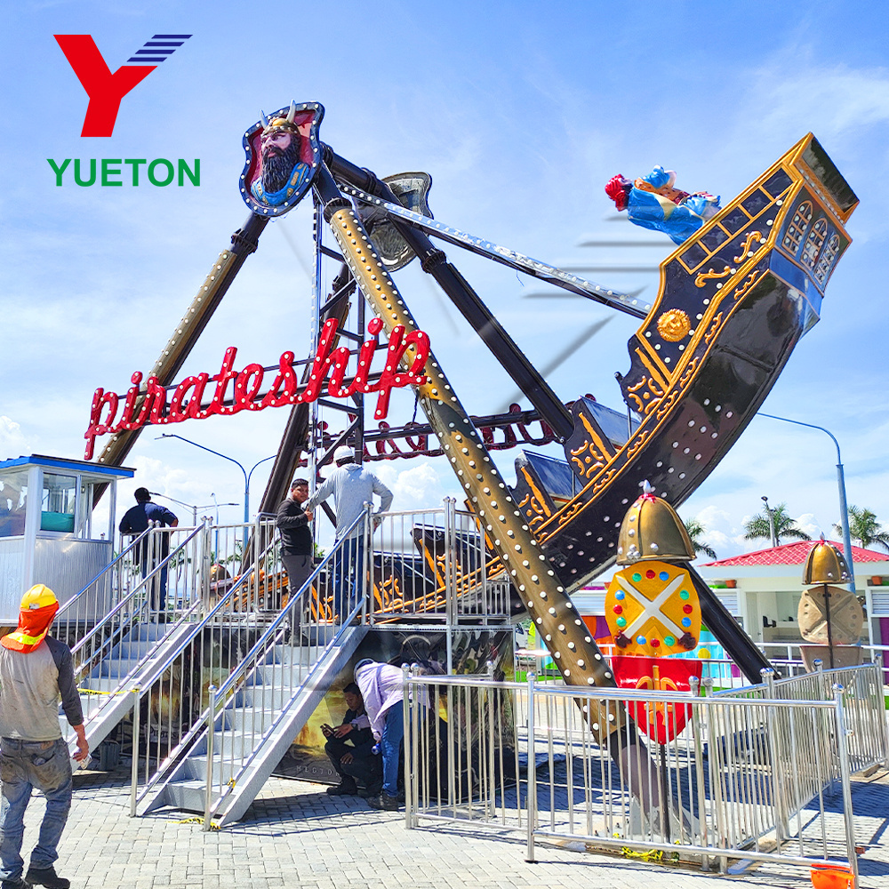 Import From China Amusement Park Games Kids Adult Thrill Theme Boat Amusement Park Equipment Swings Rides Pirate Ship For Sale