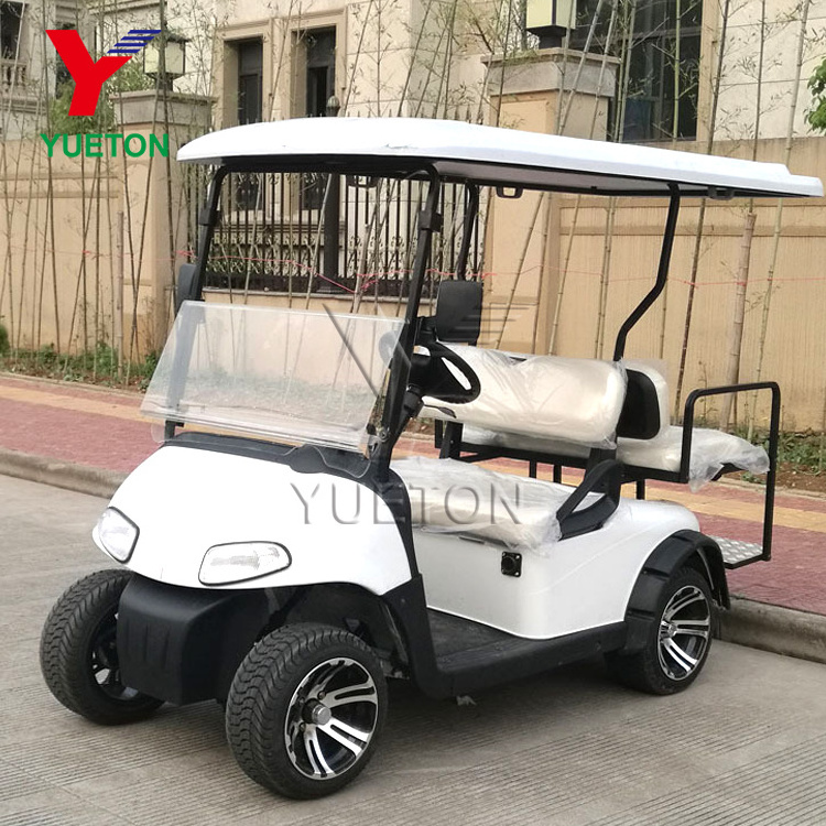 Factory Direct Chinese Sightseeing Tourist Bus 4 Seater Club Car Electric Golf Carts For Sale