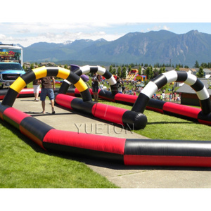 Popular Race Track Field Fence Inflatable Bumper Car For Sale