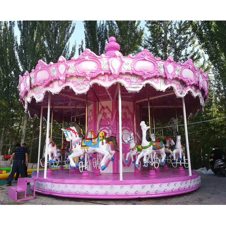 16 Seats Popular Luna Park Equipment China Antique Merry Go Round Carousel Rides For Sale