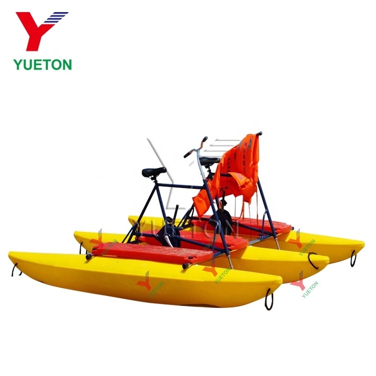 Aqua Park Cycle Floating Electric Water Equipment Bike Pedal Boats For Sale