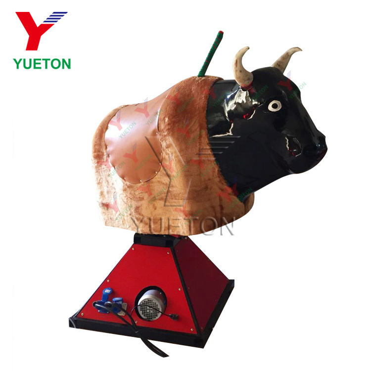 Funfair Best Electric Mechanical Game Bull Ride Riding Toys Jumper Price For Kids Sale