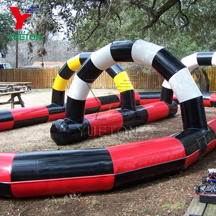 Popular Race Track Field Fence Inflatable Bumper Car For Sale