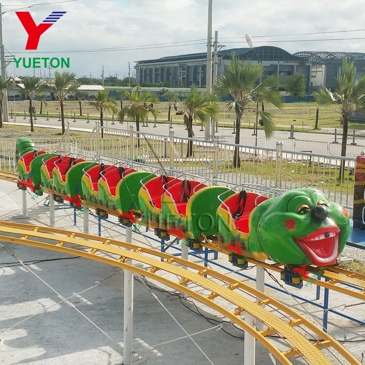 Family New Cheapest Adult Amus Park Equip Magnetic Children Wacky Worm Train Small Roller Coaster For Sale Untuk Dijual In China