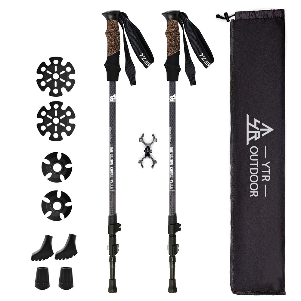 Ultralight Folding Hiking Stick with Quick Lock System Walking Sticks