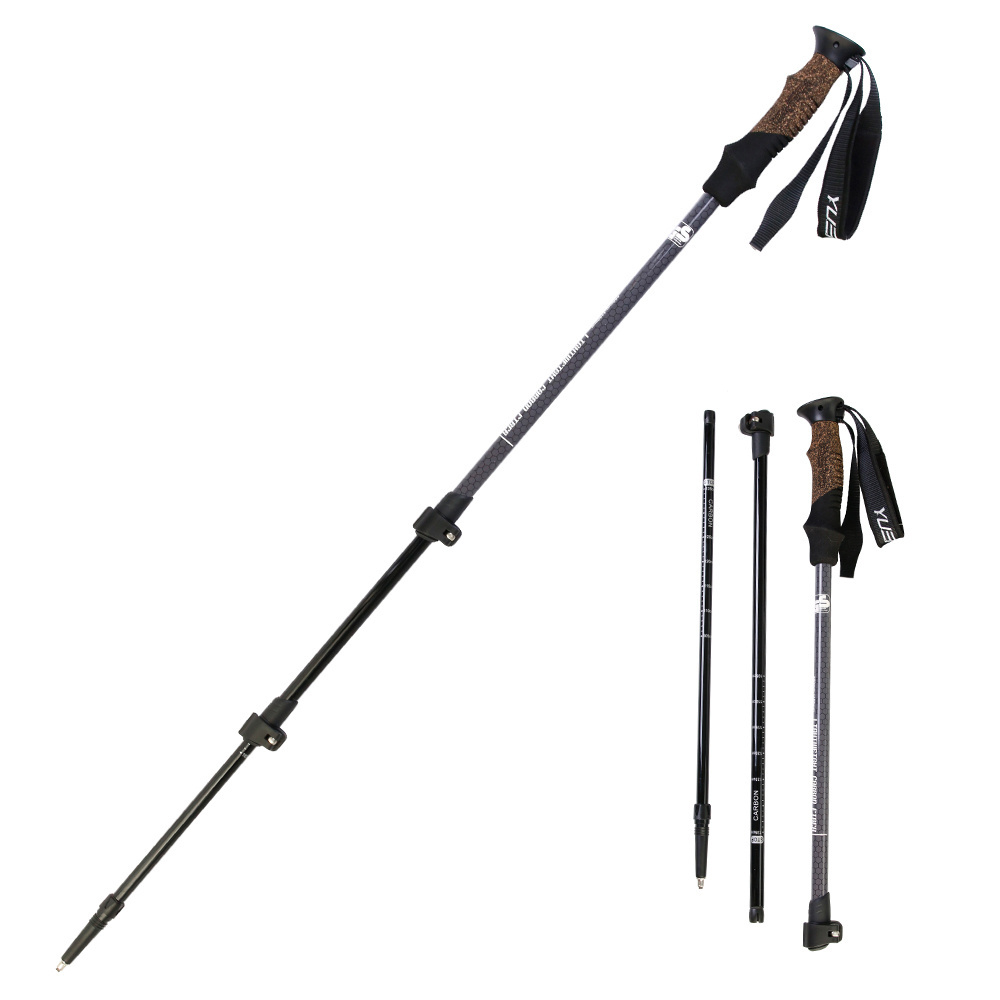 Ultralight Folding Hiking Stick with Quick Lock System Walking Sticks