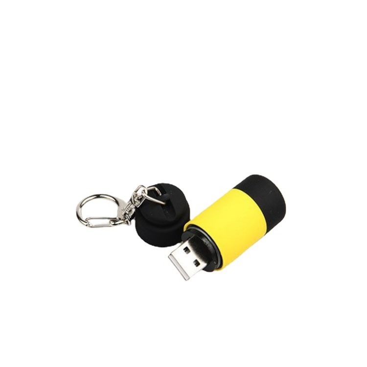 NPOT Mini Keychain Flashlight Outdoor Travel Rechargeable Colorful LED Flashlight High-Powered Pocket Keychain Flashlights