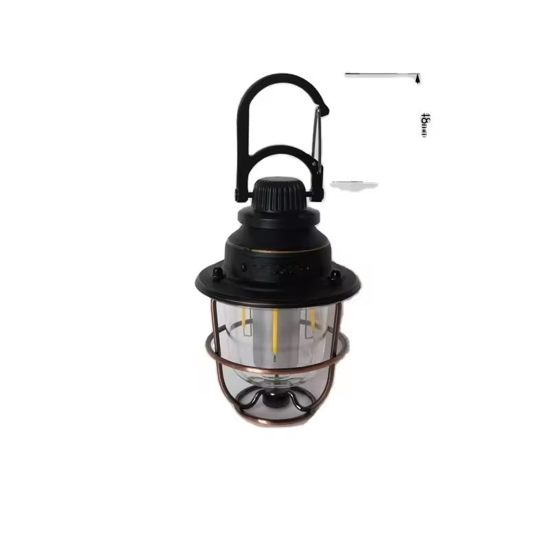 NPOT HOT SELLING Rechargeable LED camping light, retro waterproof lantern, artichoke lamp, outdoor hiking