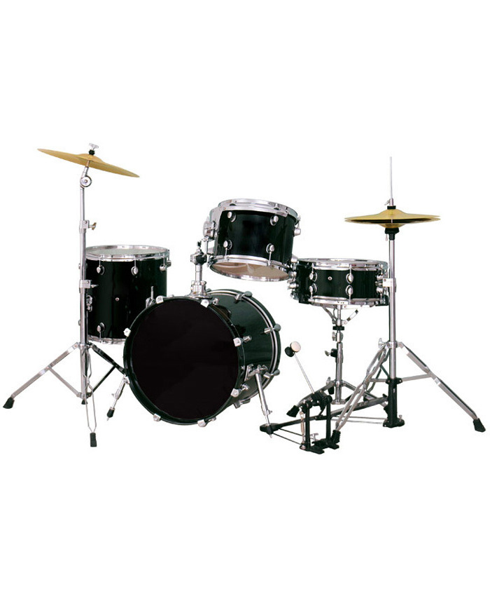 High Grade Lacquer Gradient Acoustic 4-pcs Drum Set