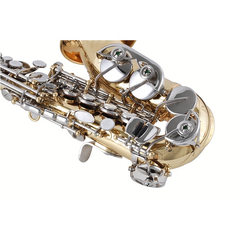 Nickel Plated Key Lacquer Soprano Saxophone