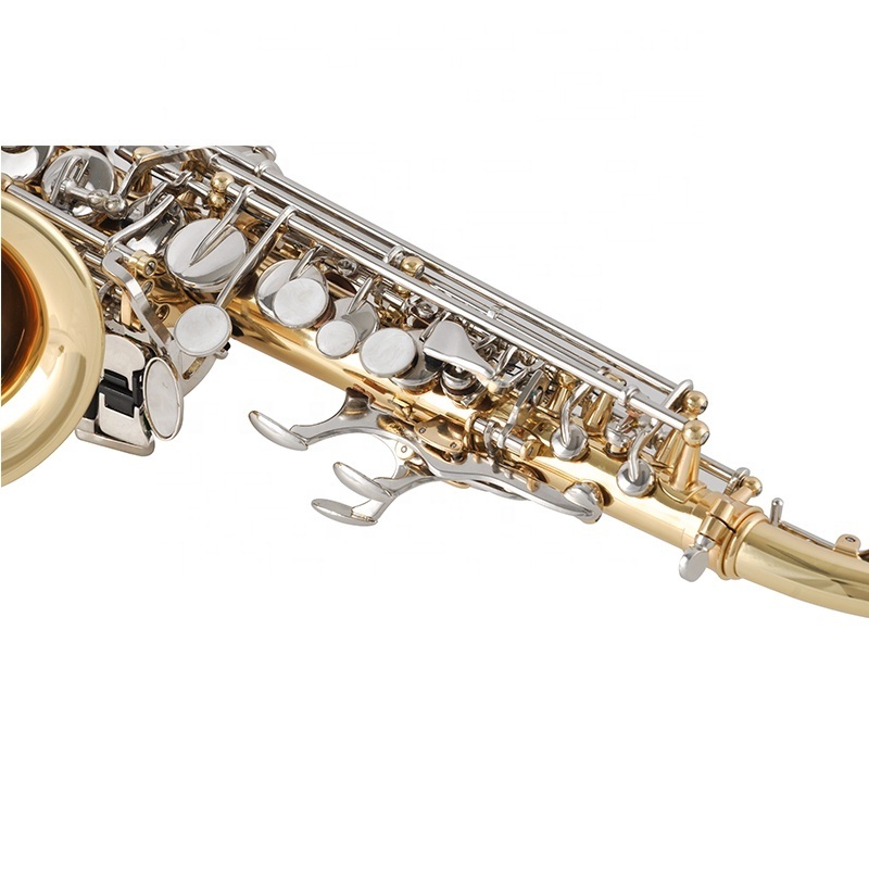 Nickel Plated Key Lacquer Soprano Saxophone