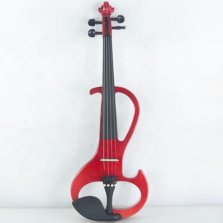 China Cheap Price High Quality OEM solid body Colorful Electric Violin for Student