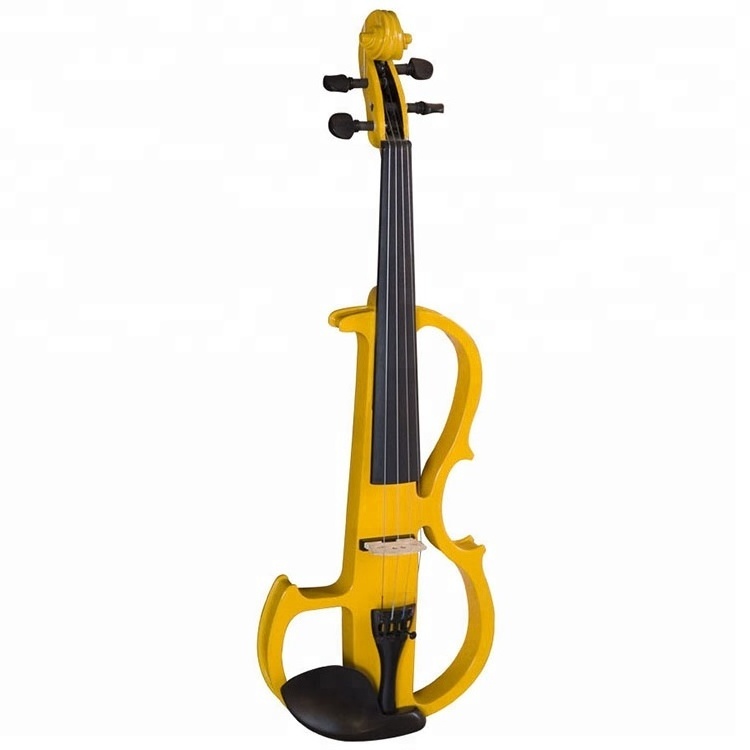 China Cheap Price High Quality OEM solid body Colorful Electric Violin for Student