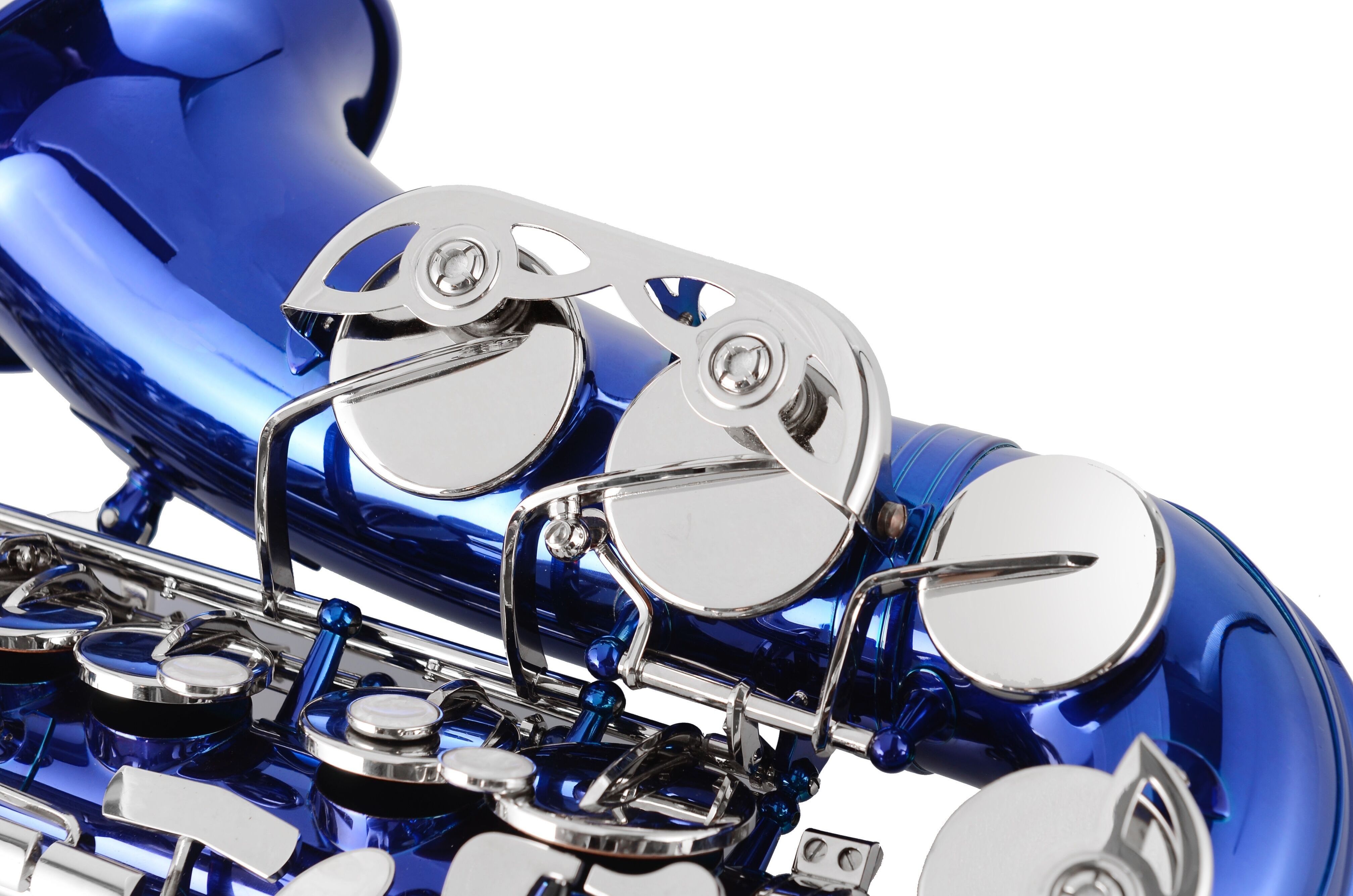 Blue Color Alto Saxophone Woodwind Instrument/Wholesale China alto saxophone